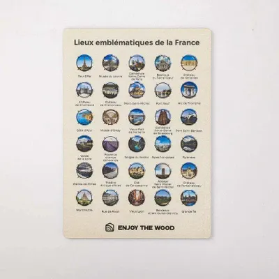 Objets de décoration - Épingles des monuments de France - ENJOY THE WOOD