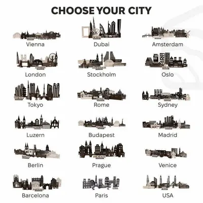 Decorative objects - Memoty City: Toronto - ENJOY THE WOOD