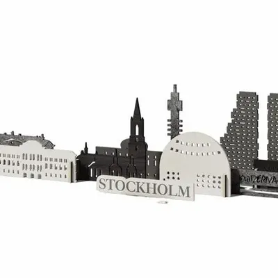 Objets de décoration - Ville Souvenir : Stockholm - ENJOY THE WOOD