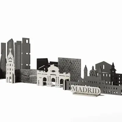 Decorative objects - Memory City: Madrid - ENJOY THE WOOD