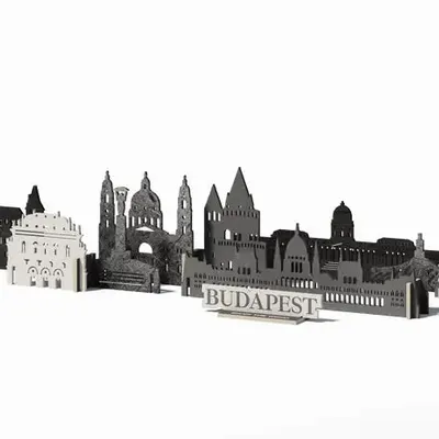 Objets de décoration - Ville Souvenir : Budapest - ENJOY THE WOOD