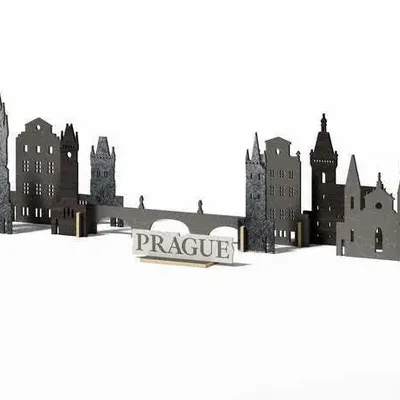 Objets de décoration - Ville Souvenir : Prague - ENJOY THE WOOD