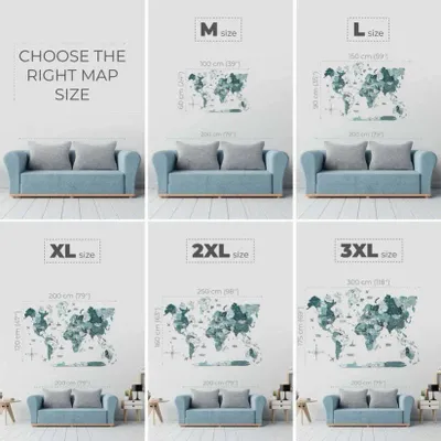 Autres décorations murales - Carte du monde en bois 3D Prime Plus Aurora XL - ENJOY THE WOOD