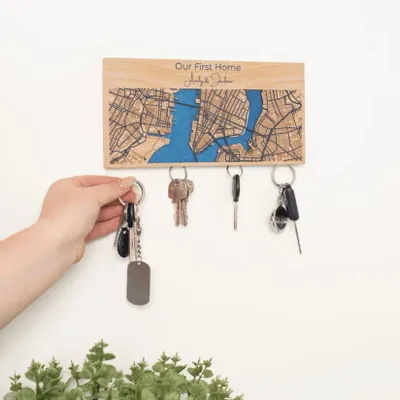 Other wall decoration - Wooden Key Holder L Natural - ENJOY THE WOOD