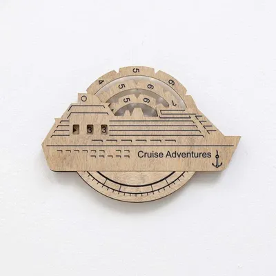 Decorative objects - Travel Tracker Cruise Liner 3D Colored Wooden World Map - Terra - ENJOY THE WOOD