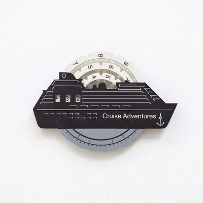 Decorative objects - Travel Tracker Cruise Liner 3D Colored Wooden World Map - Nordik - ENJOY THE WOOD