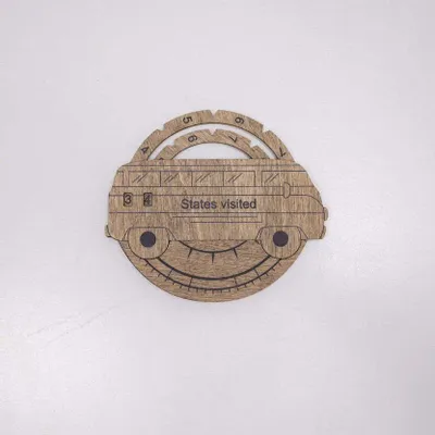 Decorative objects - Travel Tracker 3D Wooden USA Map – Terra - ENJOY THE WOOD