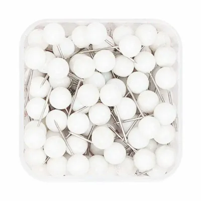 Decorative objects - Canvas Push Pins White - ENJOY THE WOOD