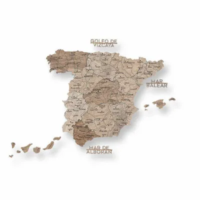 Other wall decoration - Wooden Map of Spain – Terra S Prime Plus - ENJOY THE WOOD