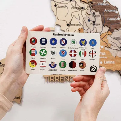 Objets de décoration - Épingles de drapeau d'Italie - ENJOY THE WOOD