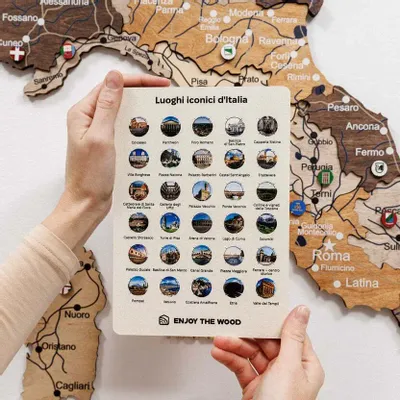 Objets de décoration - Épingles des monuments d'Italie - ENJOY THE WOOD