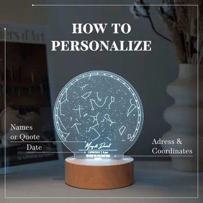 Lampes de bureau  - Lumière d'étoile, Lumière de pied - ENJOY THE WOOD