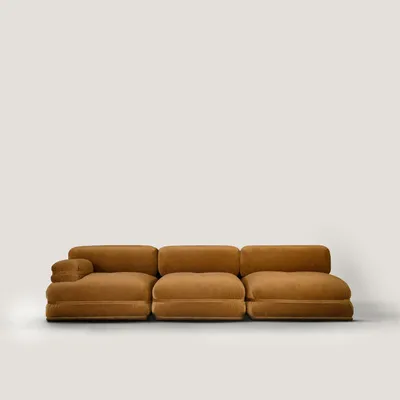 Sofas for hospitalities & contracts - Banda Modular Sofa in Mohair Velvet - DUISTT