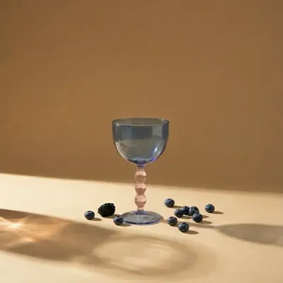 Verres à pied - Verre à cocktail Bubble Stem, 6,2 x 3,5 pouces - CASA AMAROSA