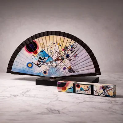 Cadeaux - Éventail pliable Kandinsky « Composition 8 ». - JAVIER SA