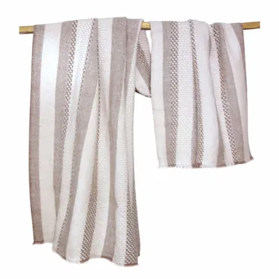 Scarves - Cashmere Basketweave Scarf - PASHMA