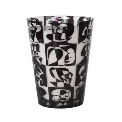 Bougies - Mosaico En Ajedrez (Cuir-Musc-Ambre) - Bougie parfumée en verre - 24 cm - ARTITUDE HOME