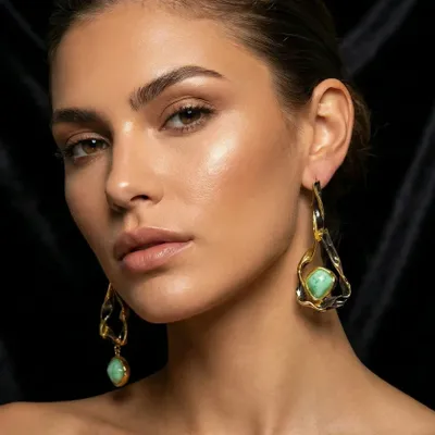 Bijoux - Boucles d'oreilles Razzle Dazzle - V UNIQUENESS FINE GREEK JEWELRY