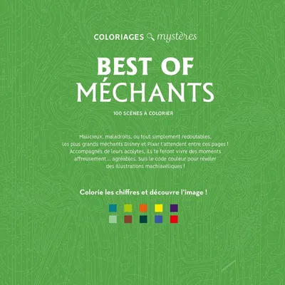 Stationery - Coloriages mystères Disney Best of Méchants - HACHETTE LIVRE