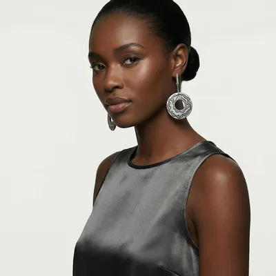 Jewelry - Painted Pattern Earrings - C.KARAKALPAKI