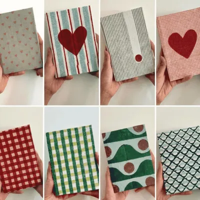 Papeterie bureau - Carnet de notes en papier fait main - A5 - CASA AMAROSA