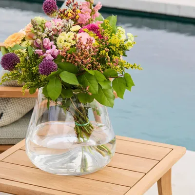 Lawn tables - Lynn teak Side table - JATI KEBON