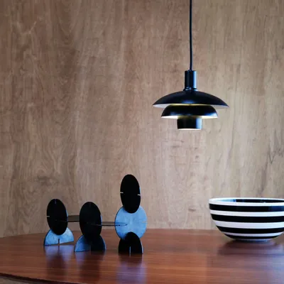 Ceiling lights - Morph D21 black pendant - DYBERG LARSEN
