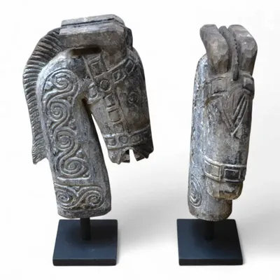 Sculptures, statuettes et miniatures - Statue Cheval de céramique - PAGODA INTERNATIONAL