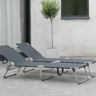 Lawn armchairs - Amigo Sun Lounger – Comfort Meets Practicality - FIAM SRL