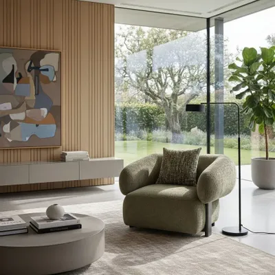 Armchairs - TIGA armchair - EMPREINTE DU TEMPS