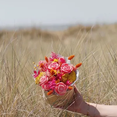 Décorations florales - Fleur de cire - Madeleine - Cire végétale - COSMÉTIQUES DE QUIBERON