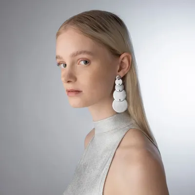 Bijoux - Boucles d'oreilles Snow - C.KARAKALPAKI