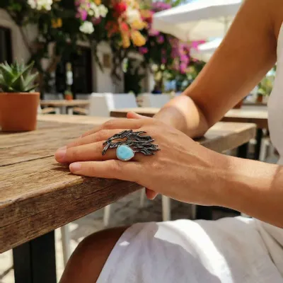 Jewelry - Seven Seas Ring - V UNIQUENESS FINE GREEK JEWELRY