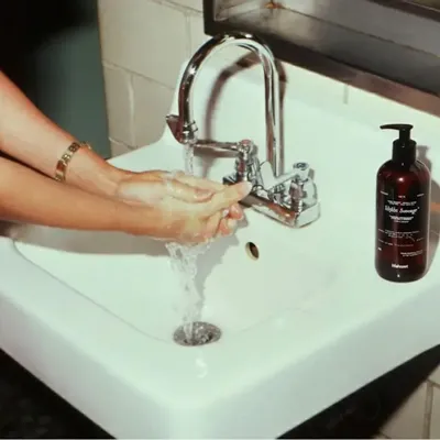 Savons - SAVON LIQUIDE IDYLLE SAUVAGE, AGRUMES & GÉRANIUM - MOTSENT - SAVONNERIE POÉTIQUE