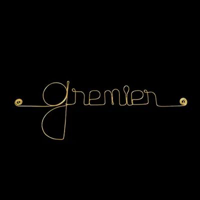 Other wall decoration - Gold Brass Wire Wall Decoration - Grenier - BIJOUX DE MUR