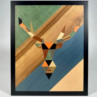 Paintings - Tableau Le Cerf - EBÉNISTERIE CONTEMPORAINE MIOSSEC