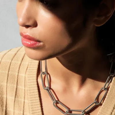 Decorative objects - CHAIN SHORT NECKLACE - LA MOLLLA® BIJOUX