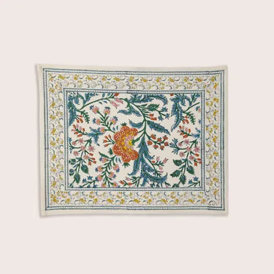 Table linen - ARCHANA Orange Placemat - JAMINI BY USHA BORA