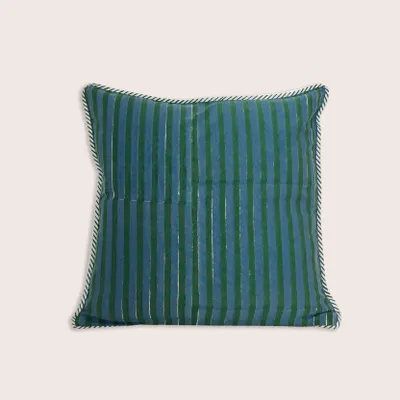 Fabric cushions - SARSO Yellow Cushion Cover - JAMINI BY USHA BORA