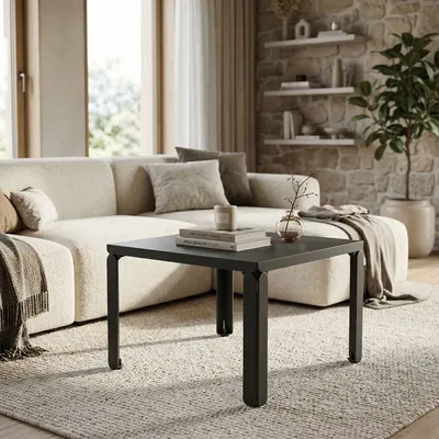 Coffee tables - CRYSTAL STEEL COFFEE TABLE - DECO-GEM