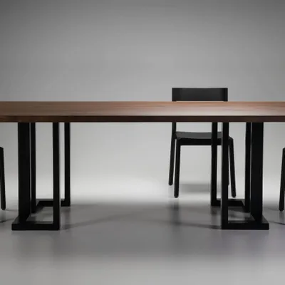Dining Tables - LAGUNA table walnut - ITALCOLLECTIONS