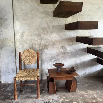 Tables basses - Mini table d'appoint moderniste style géométrique ancienne - OFFICE OBJETS