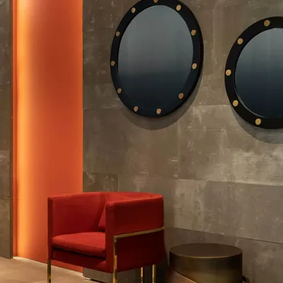 Hotel bedrooms - Cluster Round Mirror 80cm - DUISTT