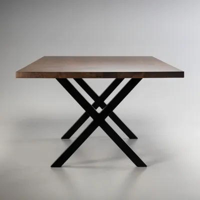 Tables Salle à Manger - Table CROSS en noyer - ITALCOLLECTIONS