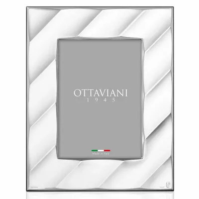 Objets design - Cadre photo avec cravate argentée - OTTAVIANI