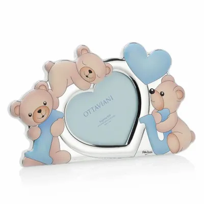 Design objects - Photo frame Miro Silver "Orsacchiotti I love you" - OTTAVIANI