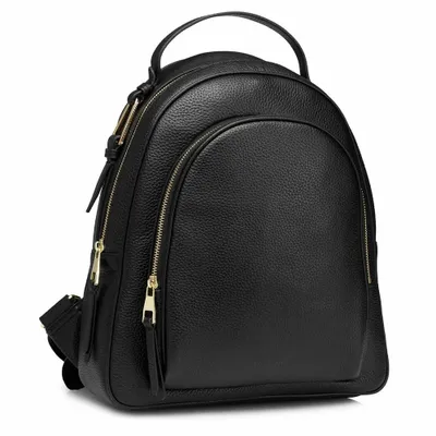 Design objects - Black genuine leather backpack - OTTAVIANI