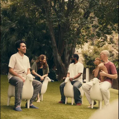 Lawn chairs - SHEEP - table or bench - GOODNIGHT LIGHT