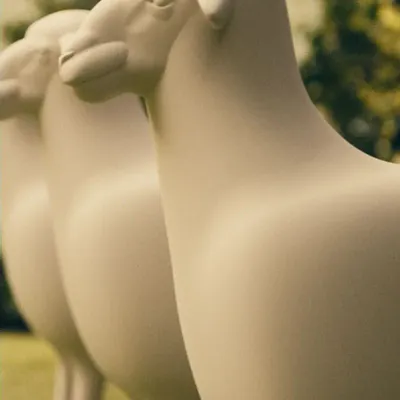 Lawn chairs - SHEEP - table or bench - GOODNIGHT LIGHT