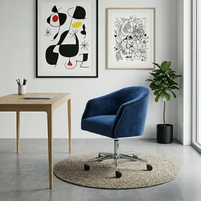 Desk chairs - Girona Chair Swivel Origins | Desk Chair - CREARTE COLLECTIONS